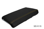 Console Lid Pull Over Cover for Nissan 300ZX (1984–1989) Yellow Stitch