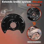 Rear Brake Dust Shield for Hyundai Elantra, Kia Forte (583903X000/583903X100)