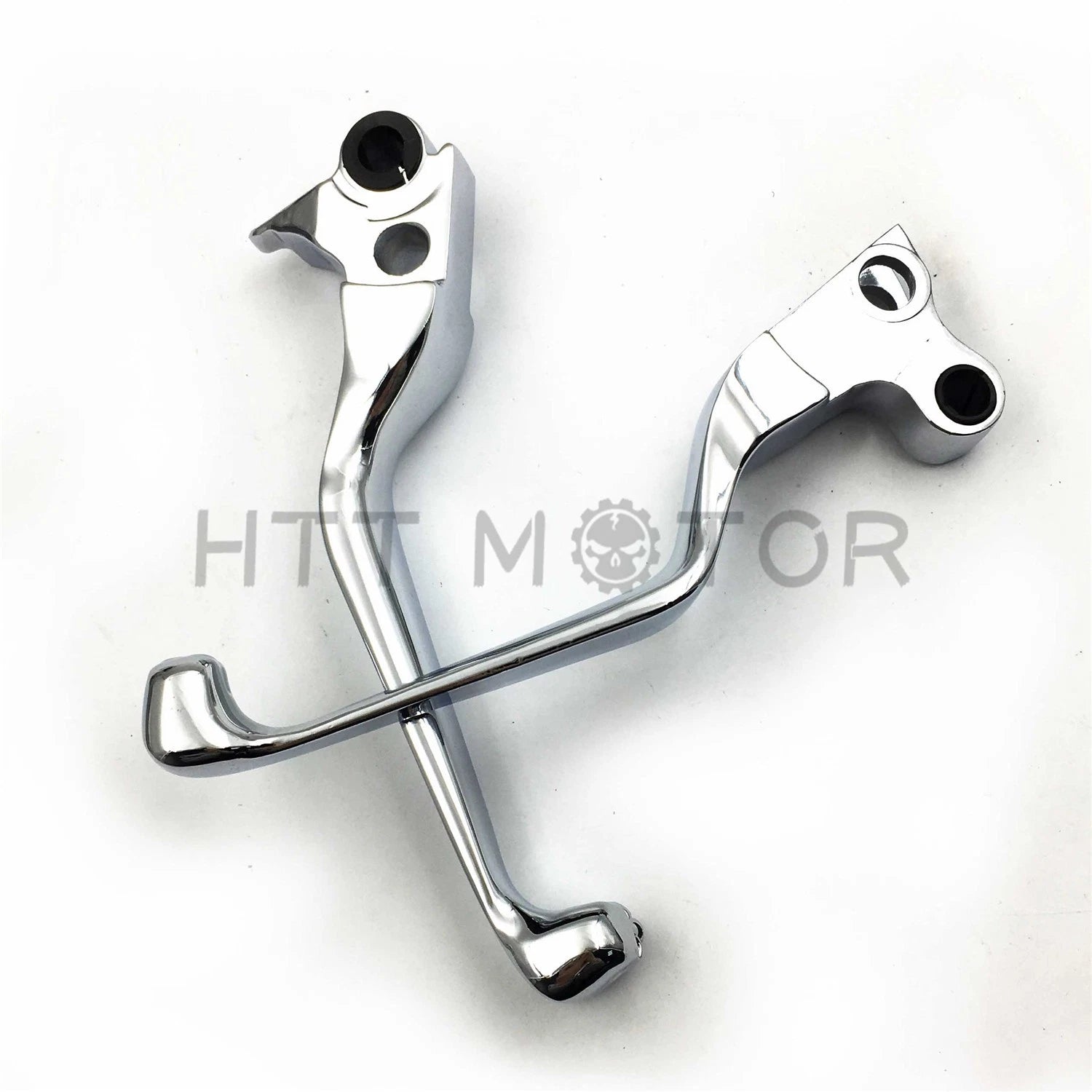 Skull Hand Levers Set for Harley Sportster XL/Softail FLSTN