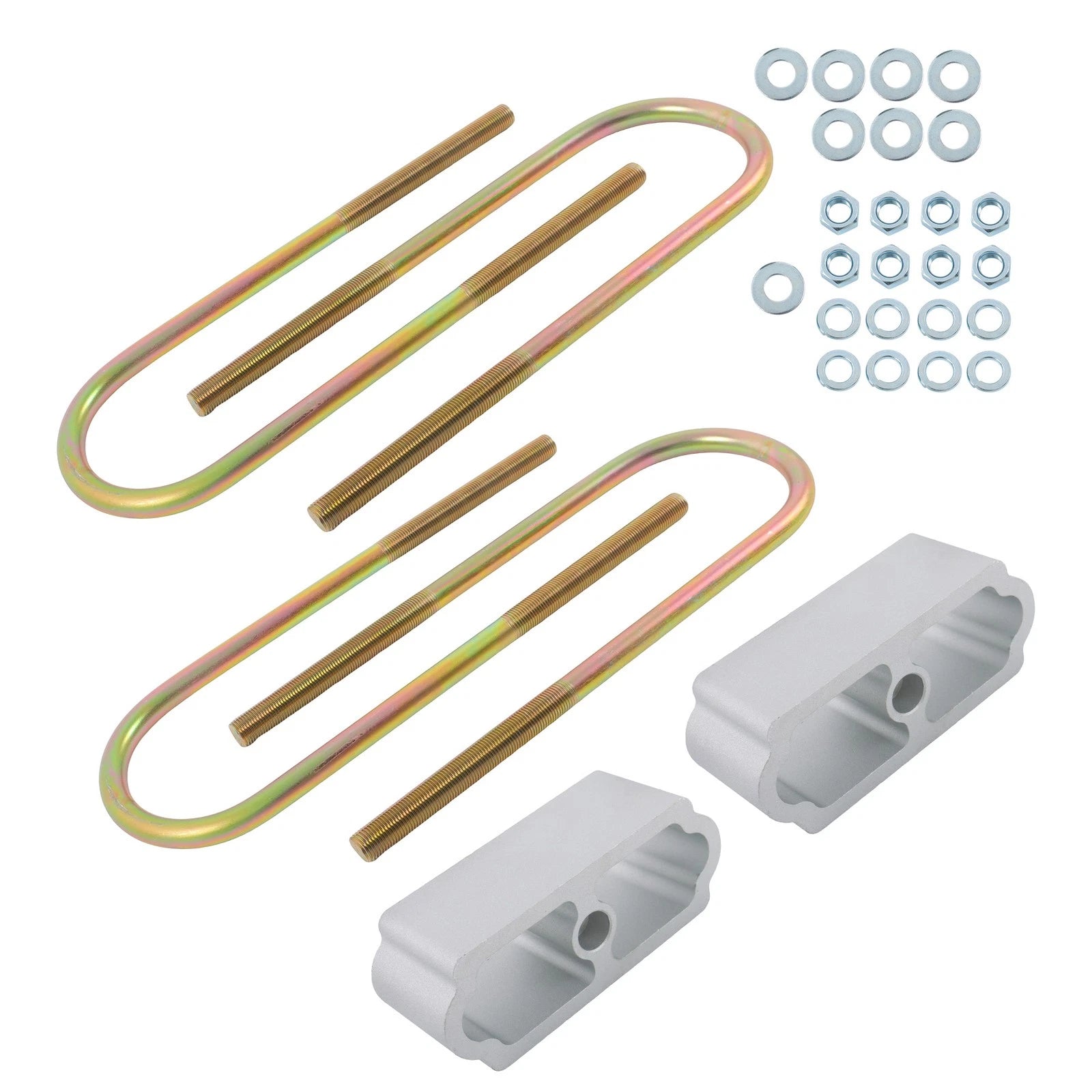 Set of 2 Drop Lowering Blocks for Chevy Belair Nomad 150 210 (1955–1957)
