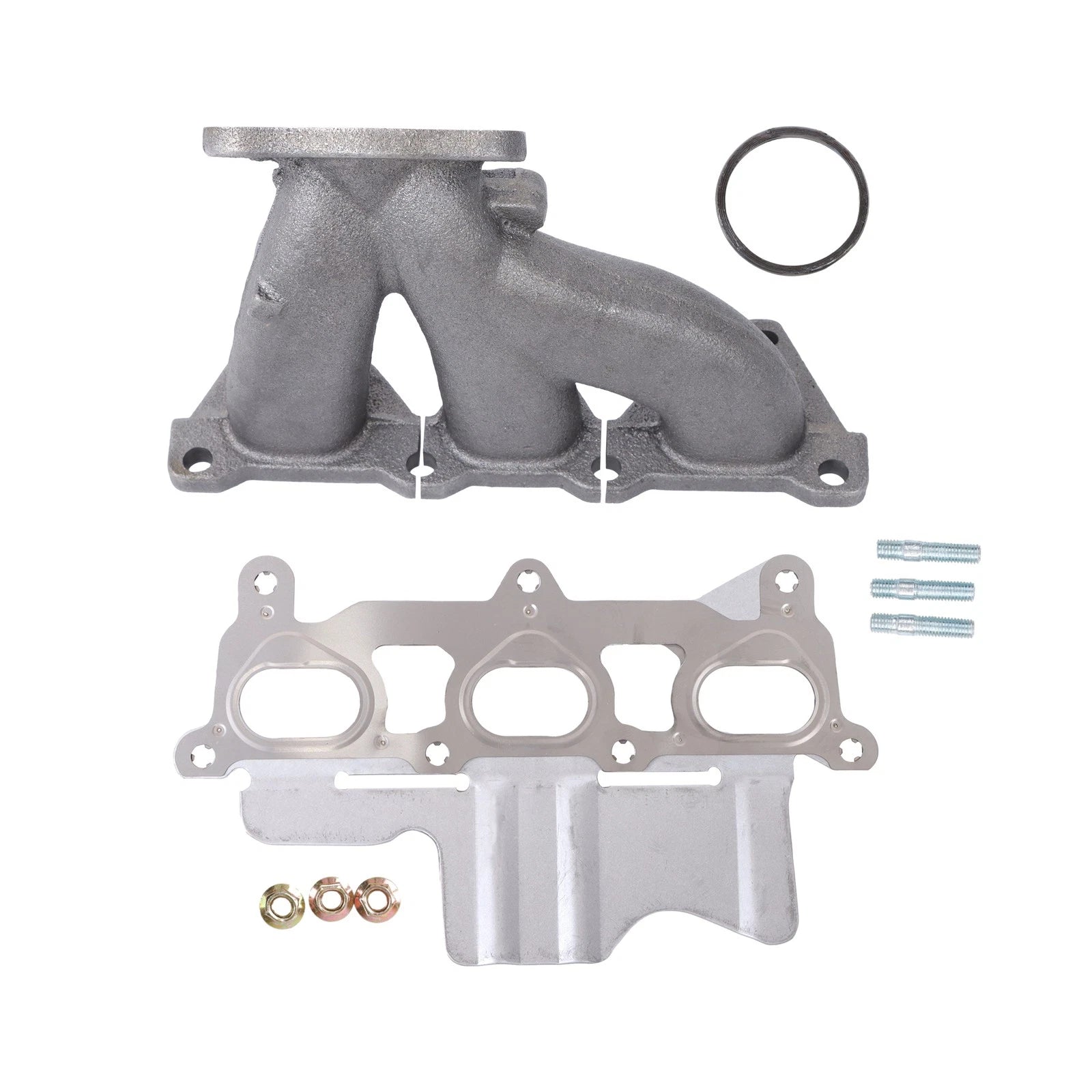 Right Exhaust Manifold with Gasket for GMC Acadia (2007–2017) Chevy Traverse (2009–2017)