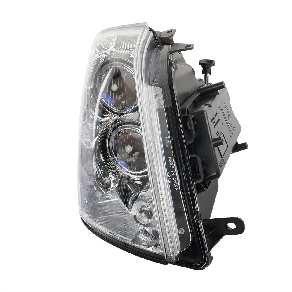 Headlight Assembly for Cadillac STS (2005–2011) Black Halogen Right Side
