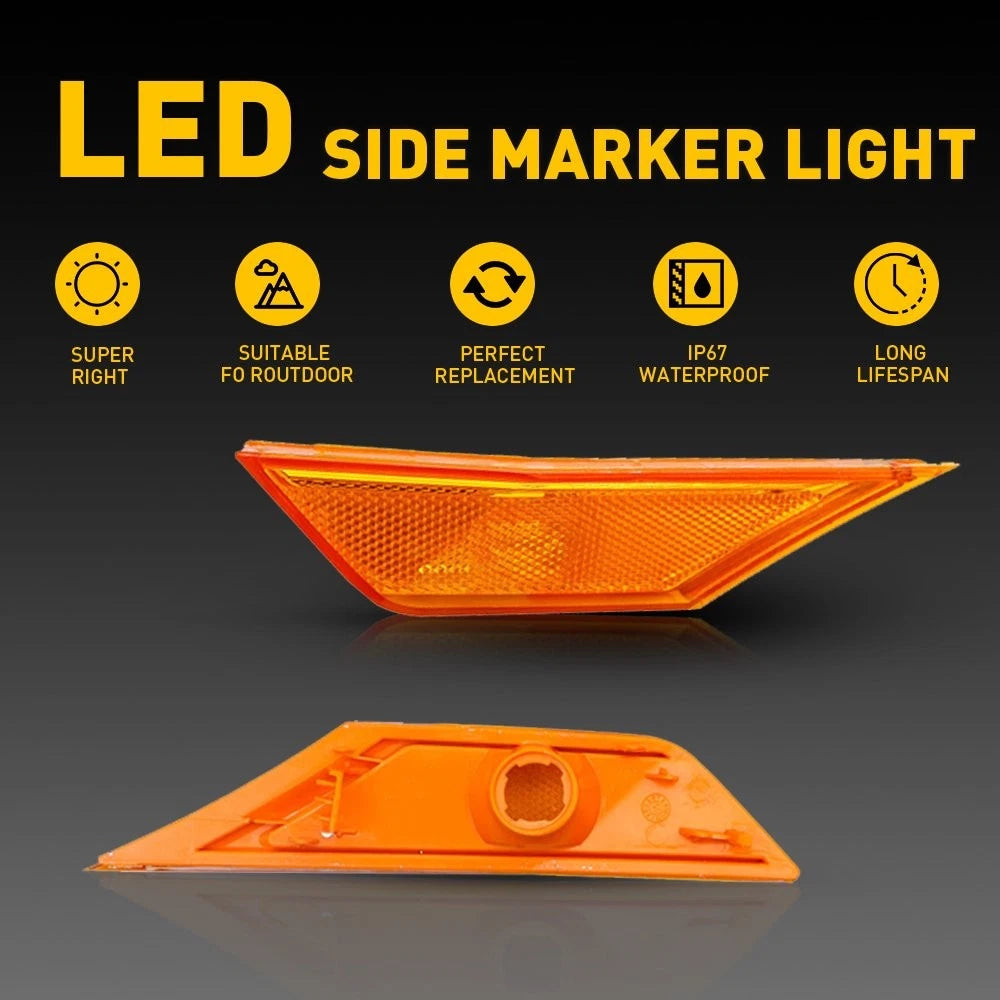2X LED Side Marker Lights for Honda Civic (2016–2021)