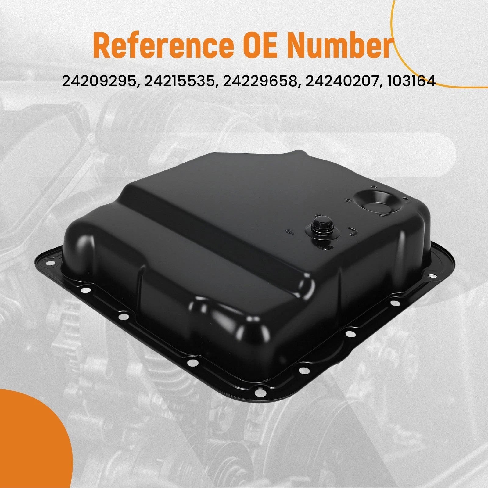 Steel Oil Pan for GM 4L60-E 4L65-E Transmission (1998–2014)
