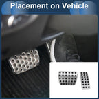 Automatic Footrest Pedals Cover for Mercedes Benz A Class (2013-2023)