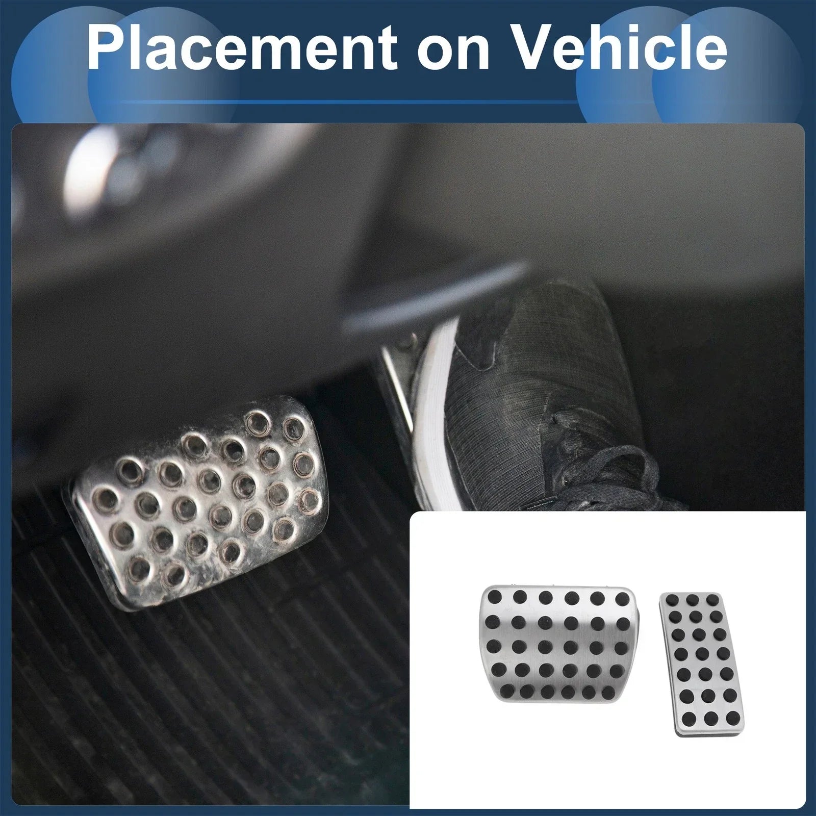 Automatic Footrest Pedals Cover for Mercedes Benz A Class (2013-2023)