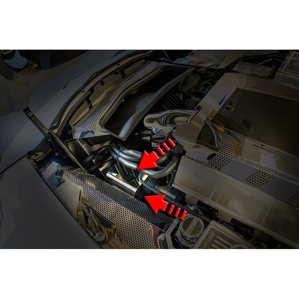 Perforated Stainless Steel ABS Cover Replacement for 2014-2019 Chevy Corvette