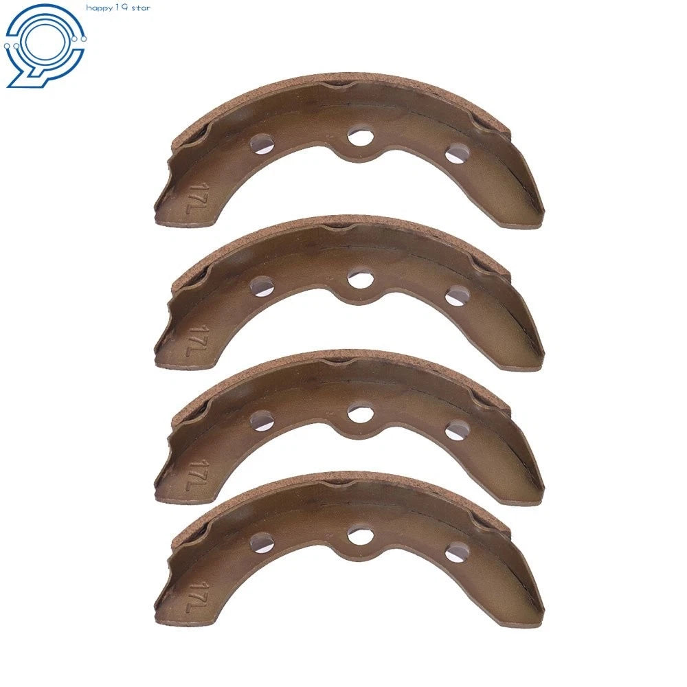 Set of 4 Rear Brake Shoes #1011463 #101146302 for DS Club Car Golf Cart (1981–1994)