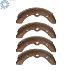Set of 4 Rear Brake Shoes #1011463 #101146302 for DS Club Car Golf Cart (1981–1994)