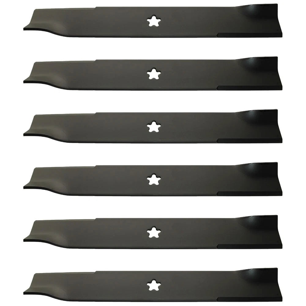 6 Pack Mower Blade for Husqvarna 510417801, 539112079 (Fits 52 EZ Mowers)