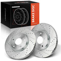 Front Side Drilled Brake Rotors for Honda Accord (2013–2017)