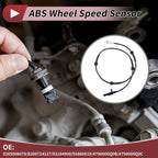 ABS Wheel Speed Sensor for Nissan Primastar (2001–2014) No. 0265008078, 8200724127