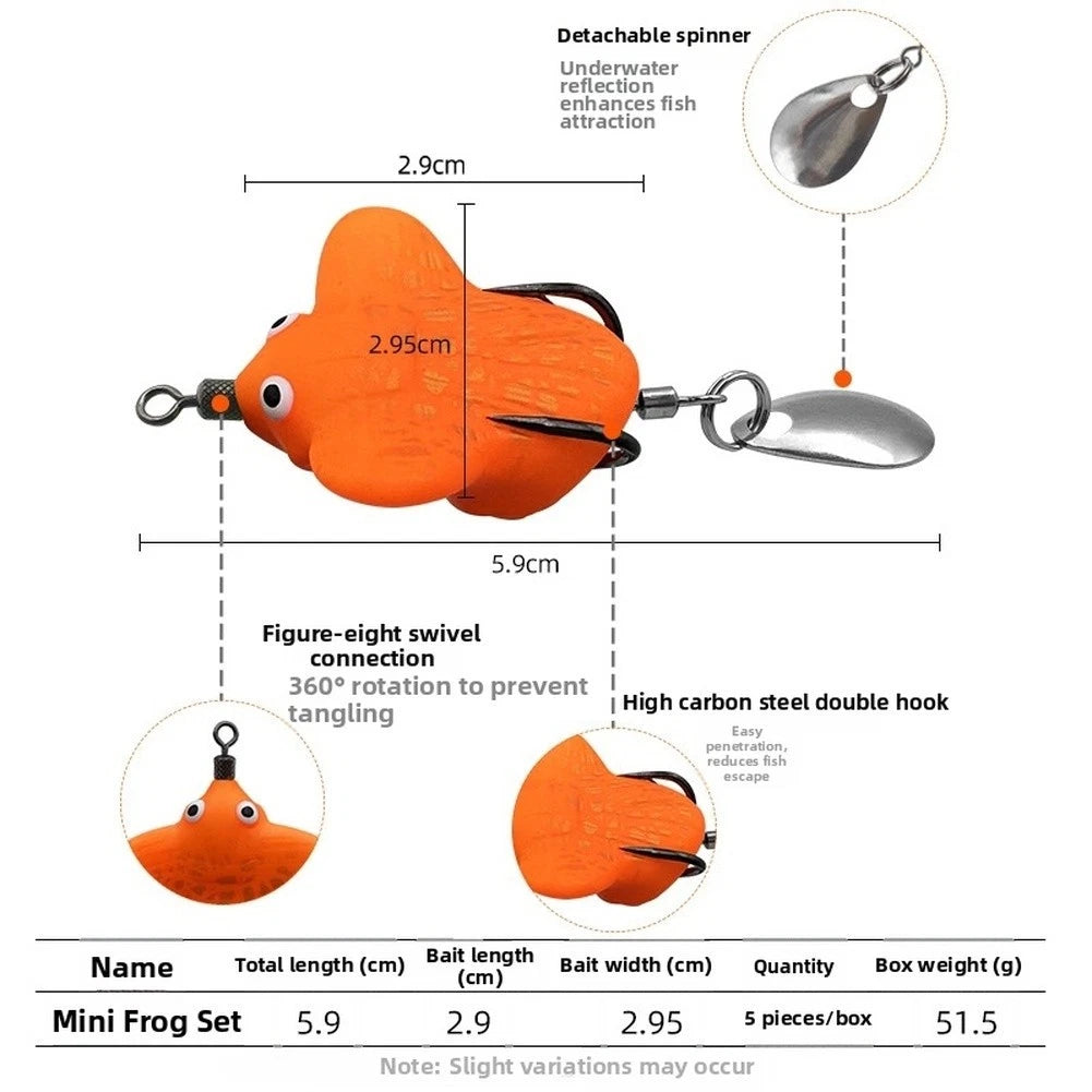 Butterfly Amphibian Topwater Lure with Spinner for Bass and Pike (2010–2023)