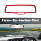 Set of 2 Rearview Mirror Cover Trims ABS Red for Dodge Challenger (2015–2020)