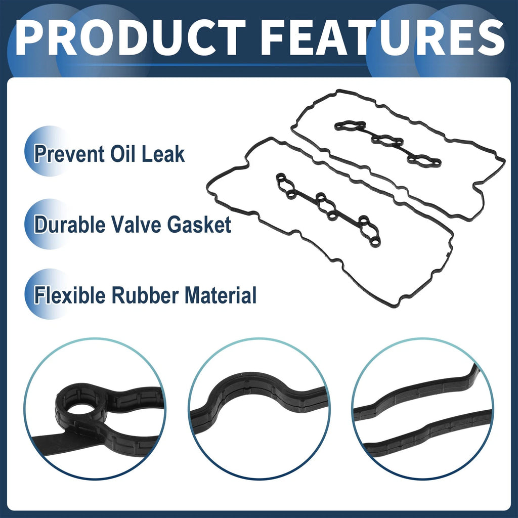 Valve Cover Gasket Set for Hyundai Azera (2012–2017) 3.3L V6 VS50890
