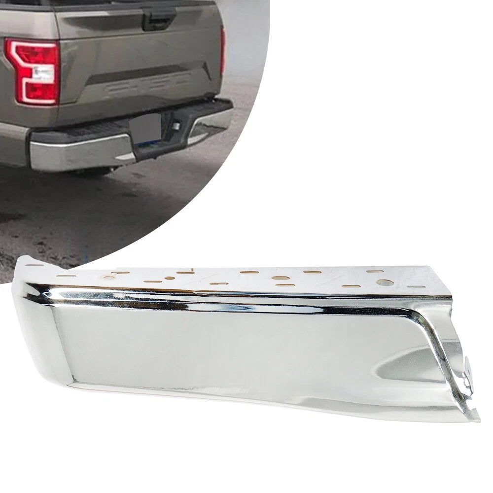 Chrome Left Rear Bumper End Cover for Ford F150 (2015â2020)