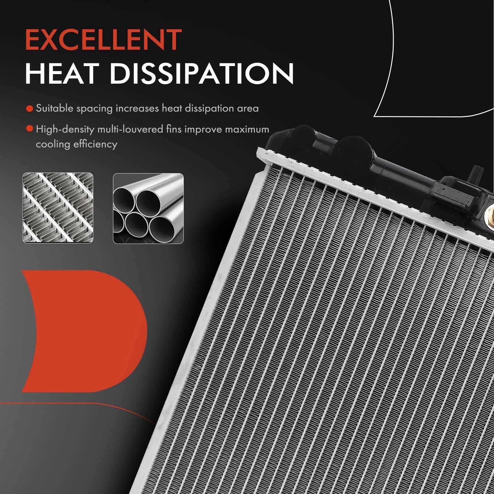 Radiator with Oil Cooler for Nissan Sentra (2002–2006)