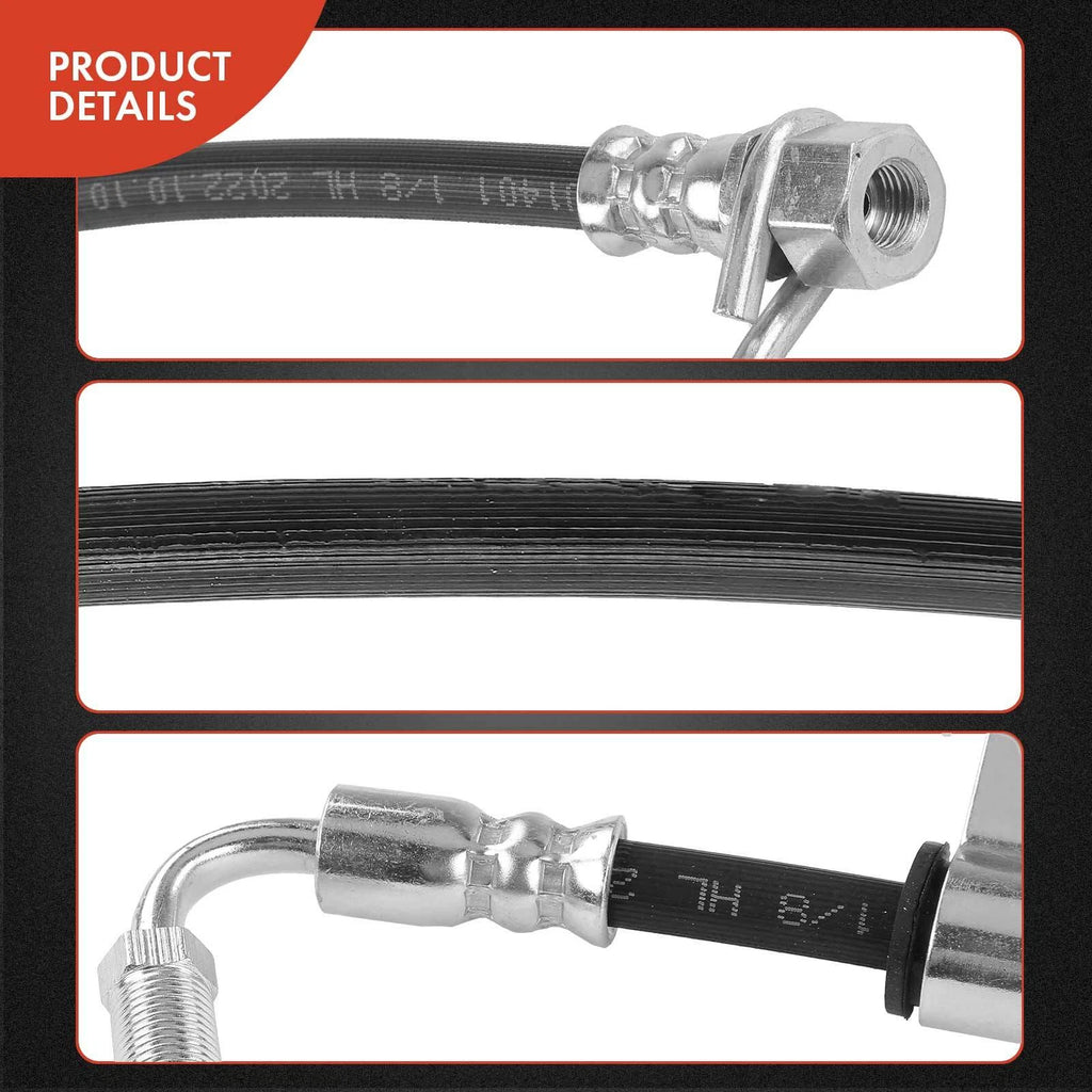 2X Rear Brake Hydraulic Hose for Ford F-53 (1990–2021)