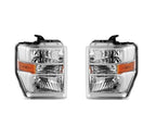 Halogen Headlight Pair for Ford E-150 E-250 E-350 Super Duty (2008–2026)