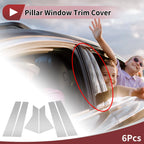 Set of 6 Door Pillar Window Trim for Buick Lacrosse (2017–2019) Chrome