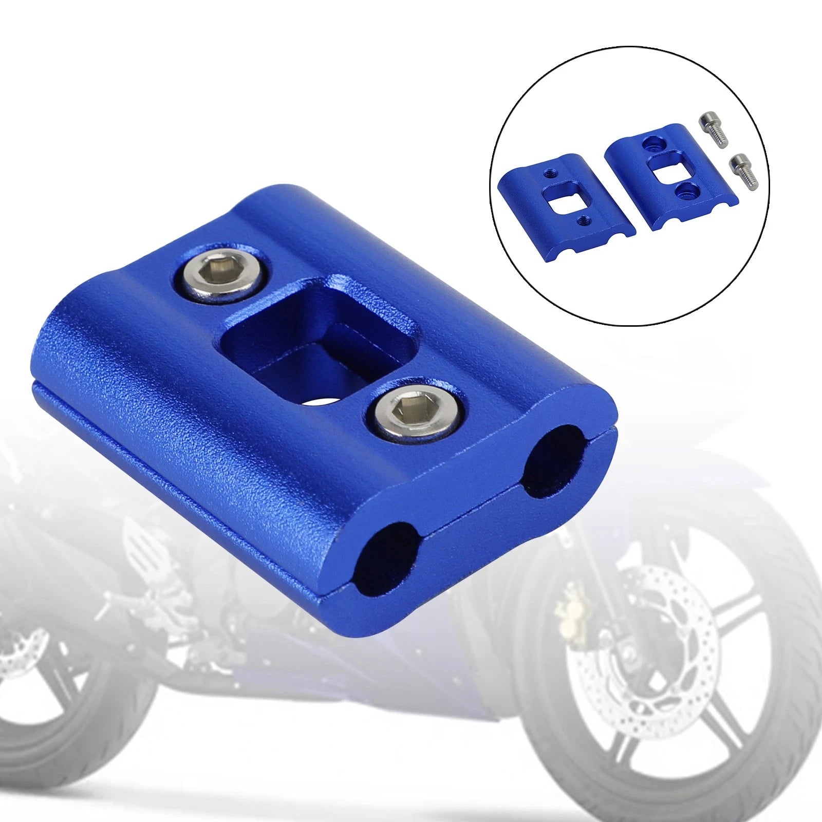 Throttle Cable Clamp for Yamaha YZF-R15 V3.0 (2017–2019) - Blue