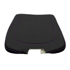 Leather Console Armrest Bench Jump Seat for Dodge Ram (2013–2018) Purple Stitch