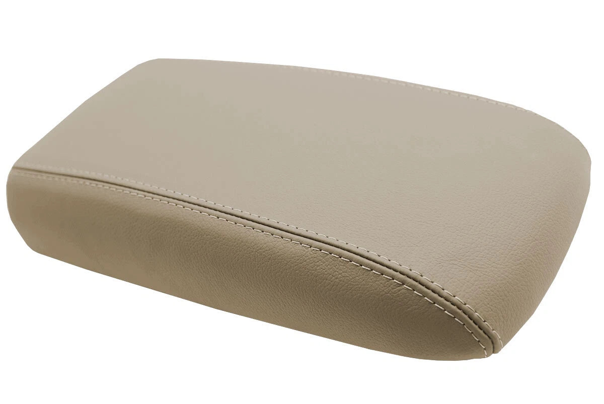 PVC Leather Console Armrest Cover for Chevy Trailblazer GMC (2002–2009) Beige
