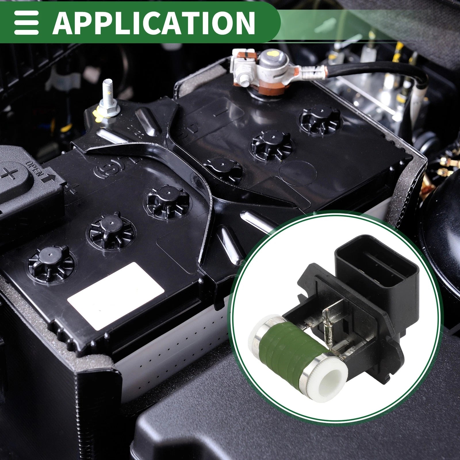 HVAC Blower Motor Resistor No. 25385F2000 for Kia Cerato (2009–2019)