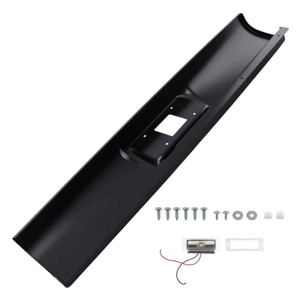 Black Rear Roll Pan for Chevrolet S10 (1994–2003) Steel Primed Screw-On