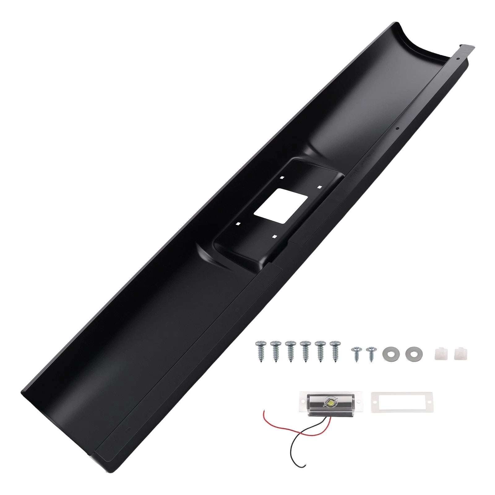 Black Rear Roll Pan for Chevrolet S10 (1994–2003) Steel Primed Screw-On