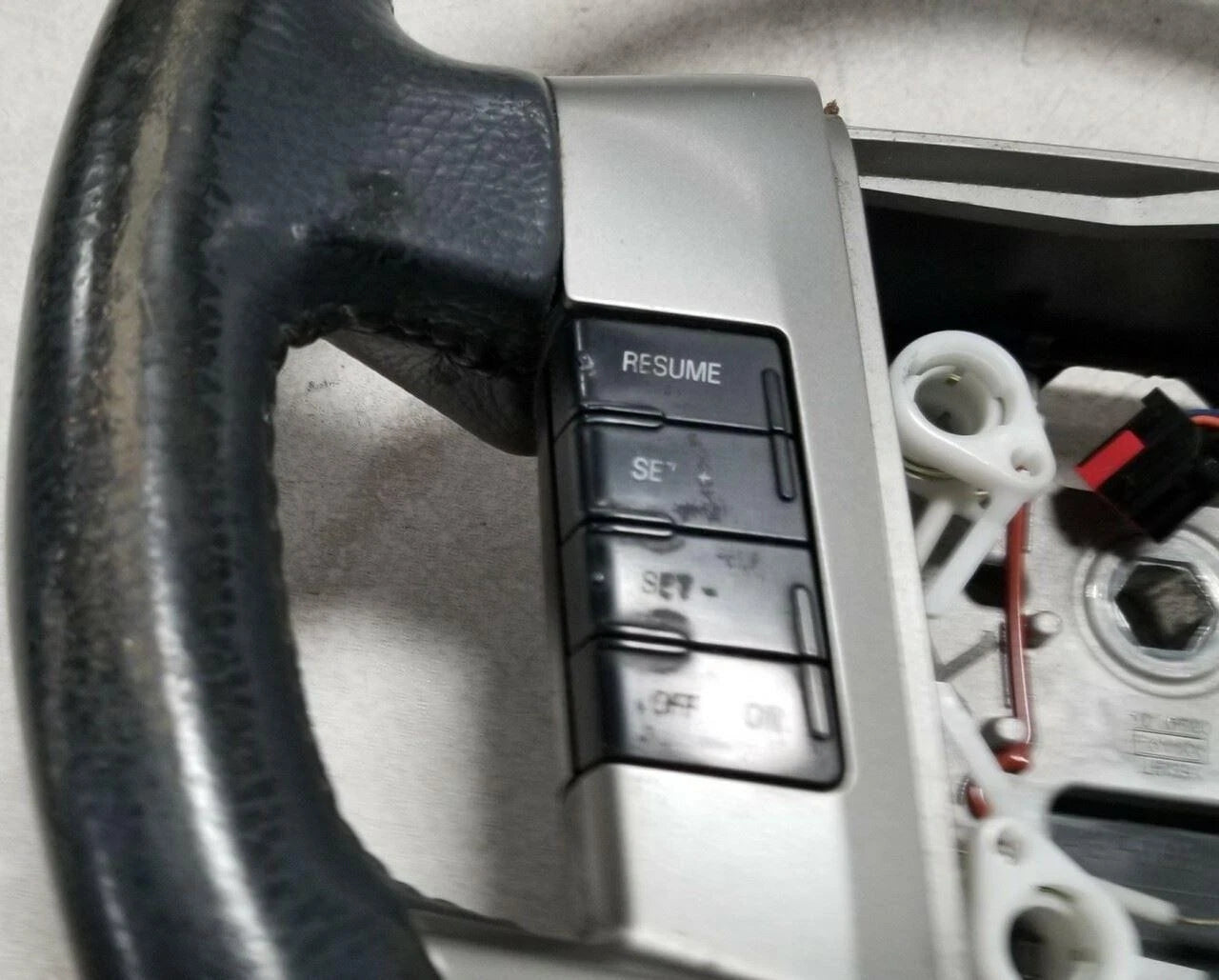 Steering Wheel for Ford Flex (2009–2012) Gray with Wood Accent