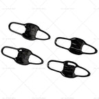 8X Black Outer Door Handle Bowl Cover Trim for Toyota Camry (2018–2023)
