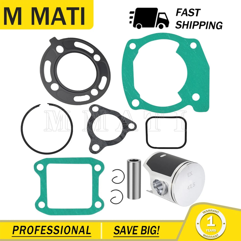 Top End Rebuild Piston Gasket Ring Kit STD 47.5mm for Honda CR85R CR85RB (2003–2007)