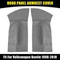 Pair Microfiber Leather Door Panel Armrest Covers for Volkswagen Beetle (1998–2010)