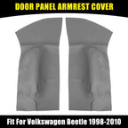 Pair Microfiber Leather Door Panel Armrest Covers for Volkswagen Beetle (1998–2010)