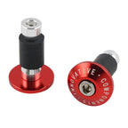 CNC Handlebar Caps for Yamaha R1 R6 R6S FZ1 FZ6 FZ8 FJR (7/8", Red)