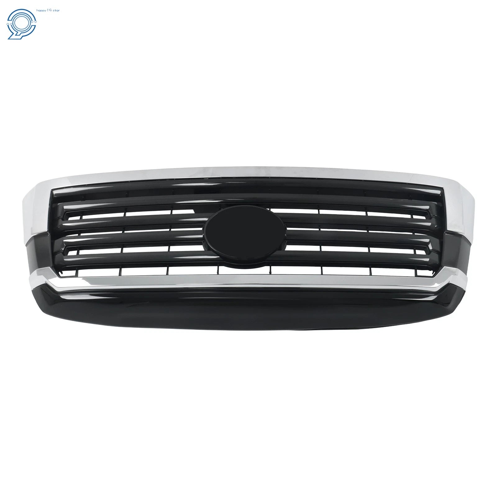 Chrome and Gloss Black Front Bumper Upper Grille for Toyota Sequoia (2018–2022)