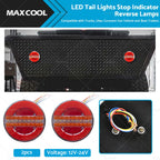 2X LED Tail Lights for Trailer Truck Ute