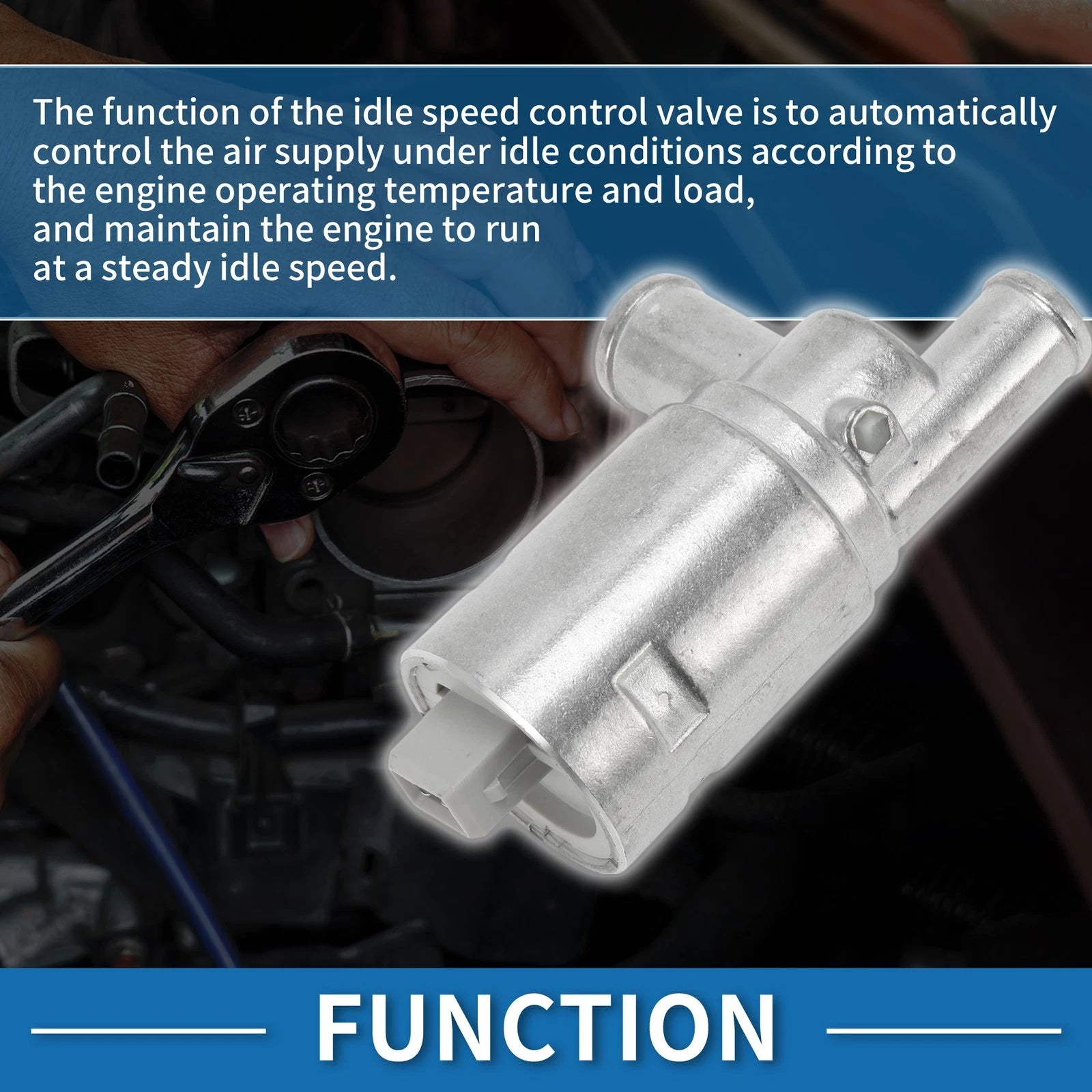 Idle Air Control Valve for Audi Coupe (1990–1991) No. 034133455B