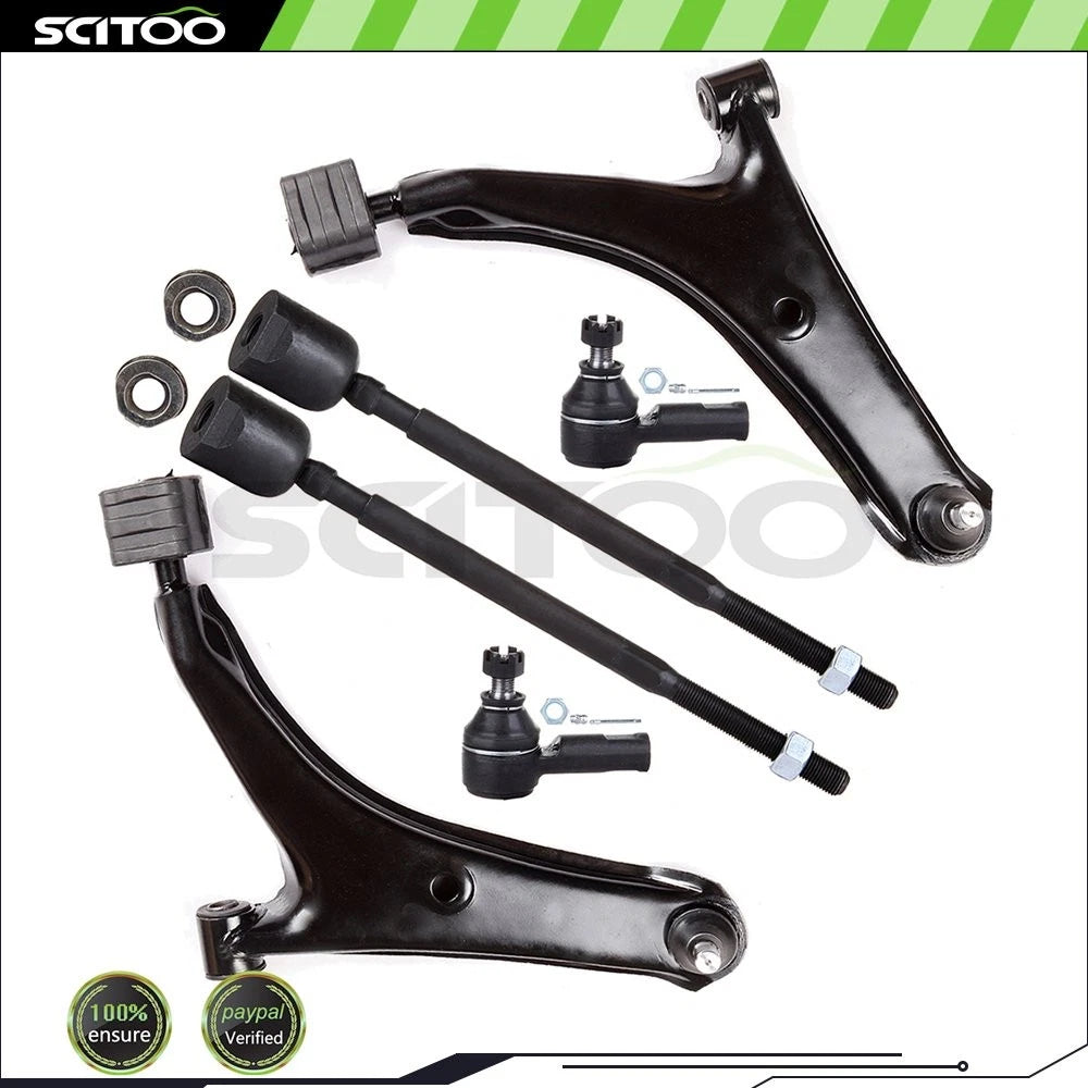Front Tie Rod End & Sway Bar End Link Suspension Kit for Hyundai Accent (2006–2011)
