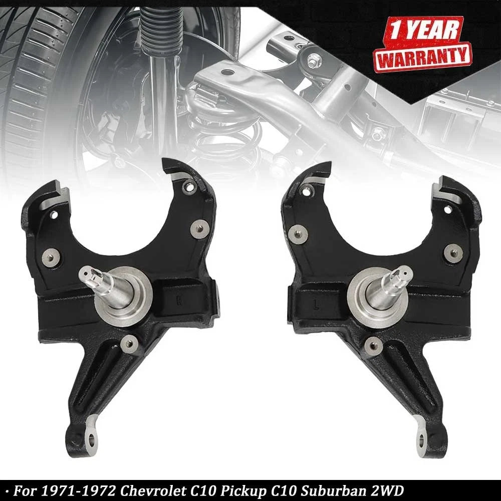 2.5" Drop Spindles with Disc Brakes for Chevrolet C10 1971â1972