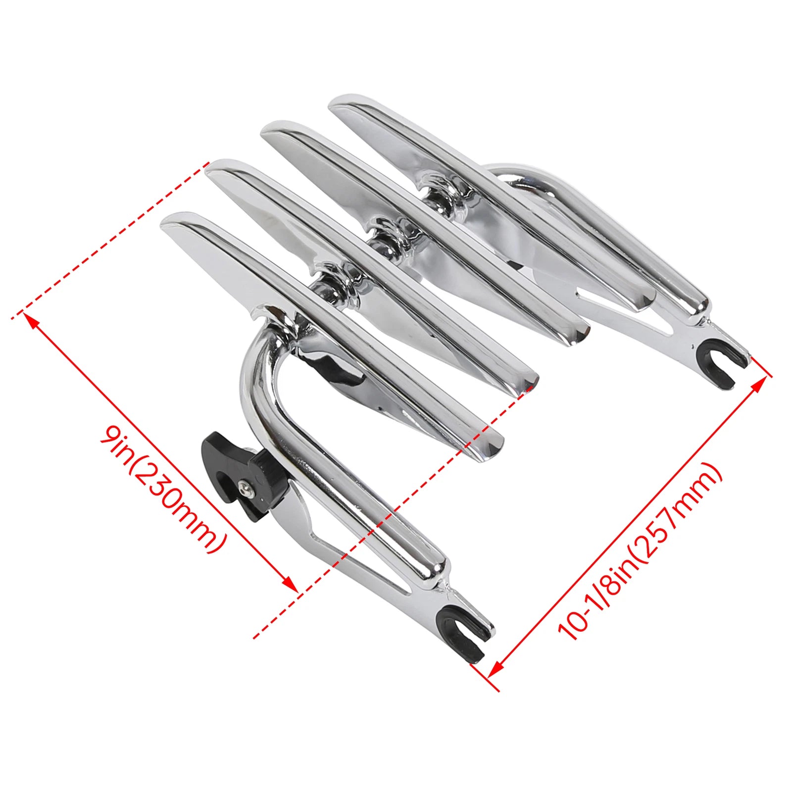 Detachable Stealth Luggage Rack for Harley Touring Road Street Glide (2009–2026)