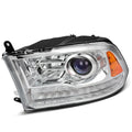 Left Headlight Assembly for Ram 1500 2500 3500 (2016–2018) Chrome Housing