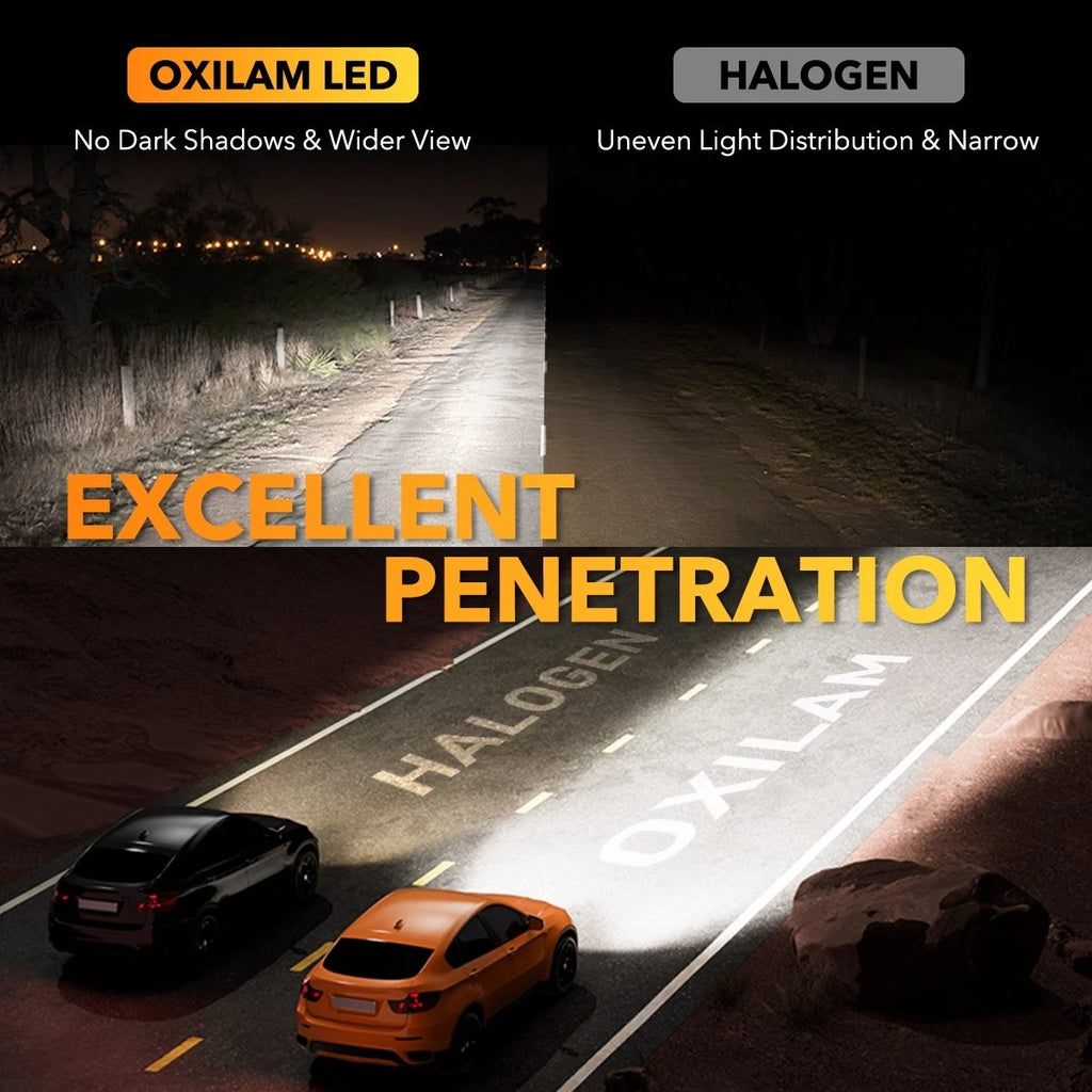 AUXITO H10 LED Fog Light Bulbs 9145 9140 (6500K, 56W)