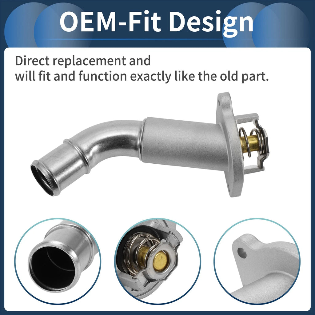 Thermostat Housing for GMC Envoy, Chevrolet Trailblazer 4.2L (2002–2009)