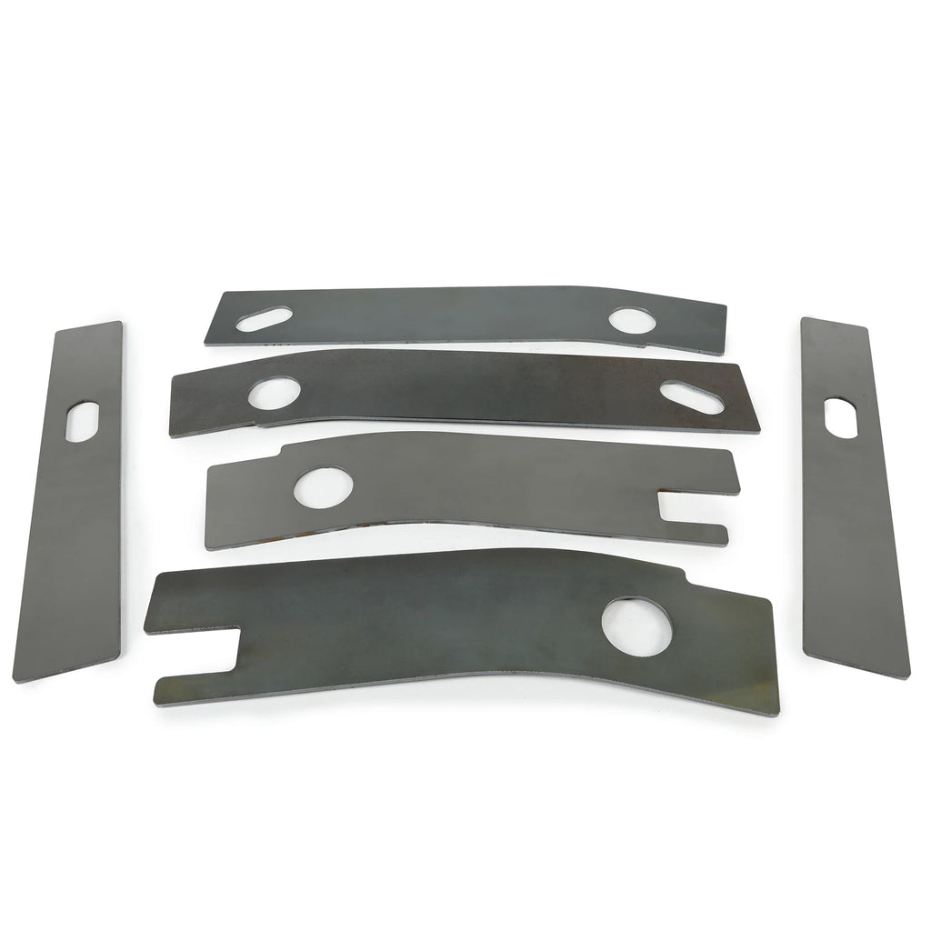 Set of 6 Frame Repair Rusted Shackle Weld Plates for Jeep Wrangler YJ (1986–1995)