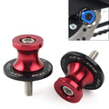 Red Motorcycle 6MM Swingarm Spools Sliders for YAMAHA MT-09 FZ09 (2013-2022)