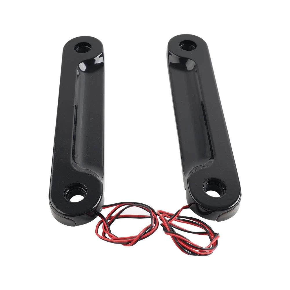 Front LED Flush Fork Turn Signal Brackets for Harley Street Electra Glide (2014–2023)