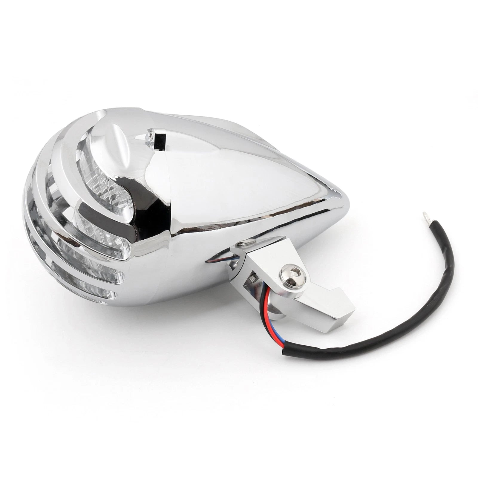 Chrome Bullet Headlight Lamp for Motorcycle (Cafe Racer, Bobber, Chopper)