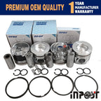 Engine Overhaul Rebuild Kit for Isuzu NPR NQR NHR NKR ELF Truck (4JJ1 4JJ1T)